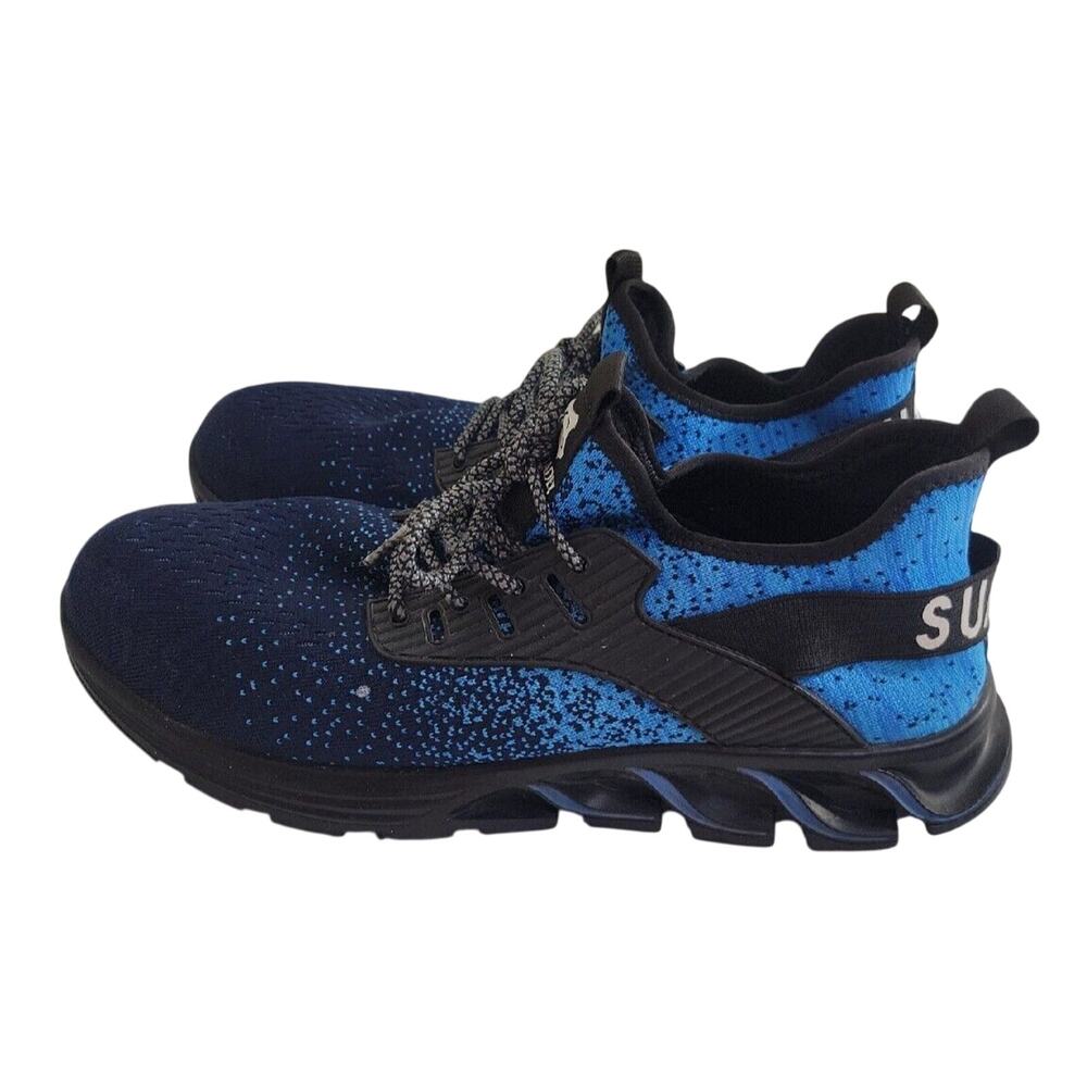 Suadex Blue Steel Toe Indestructible Lightweight Work Safety Shoes Men's Size 46